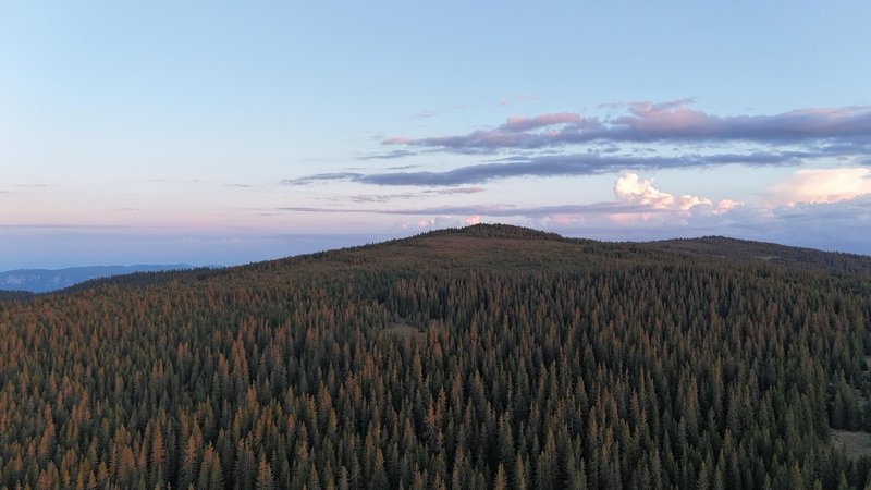 Vedere la munte în Buscat lângă Nivalis Resort & SPA