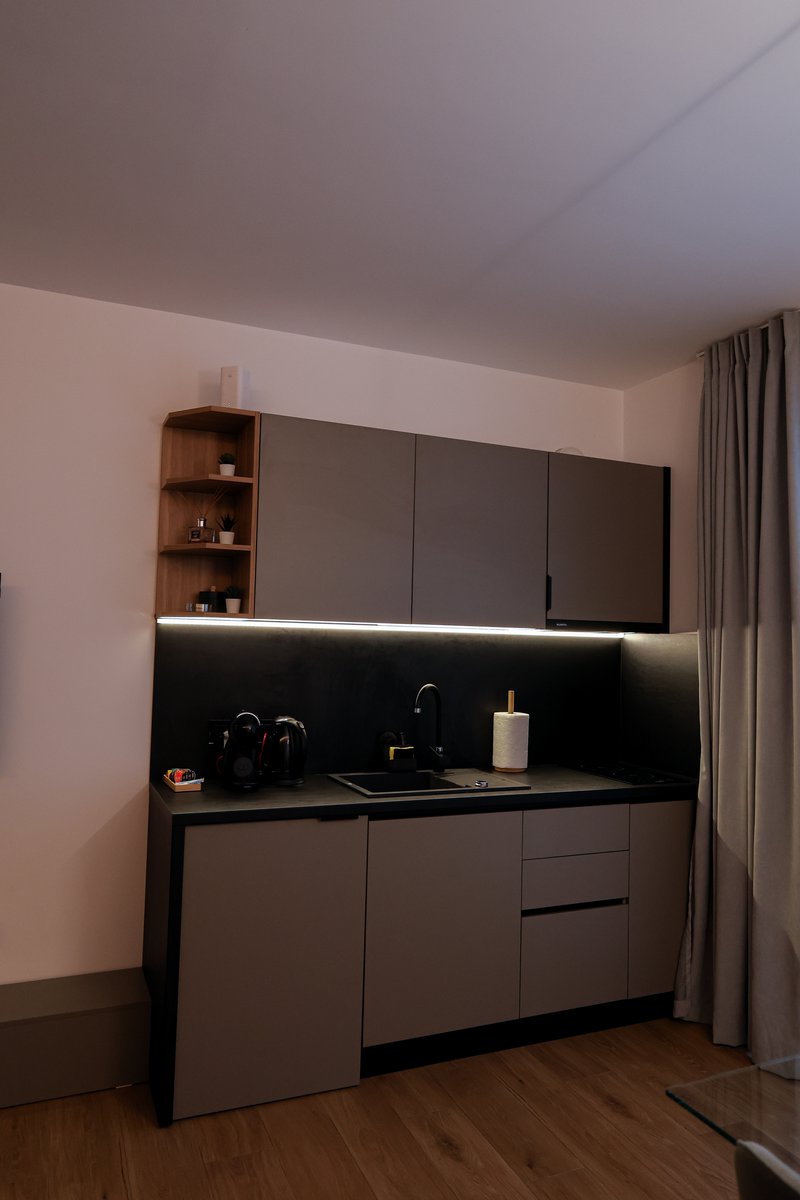 Fully equipped kitchen in a Nivalis Resort & SPA chalet