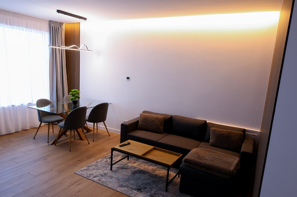 Living room at Nivalis Resort & SPA chalet